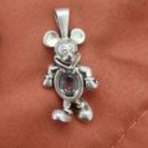 Mickey Mouse silver pendant